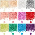 12Bags 12 Colors Opaque Glass Round Seed Beads