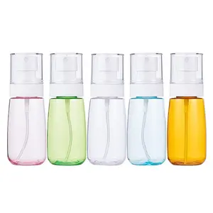 60ml Transparent PETG Plastic Spray Bottle Sets