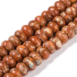 Dyed Synthetic Imperial Jasper Beads Strands