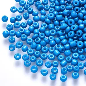 6/0 Baking Paint Glass Round Seed Beads