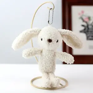 Cartoon PP Cotton Plush Simulation Soft Stuffed Animal Toy Rabbit Pendants Decorations