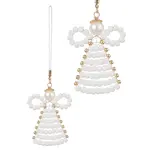 Christmas Glass Seed Beaded Pendant Decorations