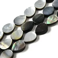 Natural Black Lip Shell Beads Strands