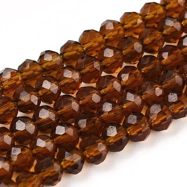 Transparent Glass Beads Strands