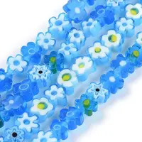 Handmade Millefiori Glass Bead Strands