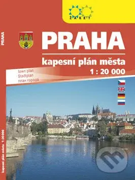 Praha kapesní plán města 1 : 20 000