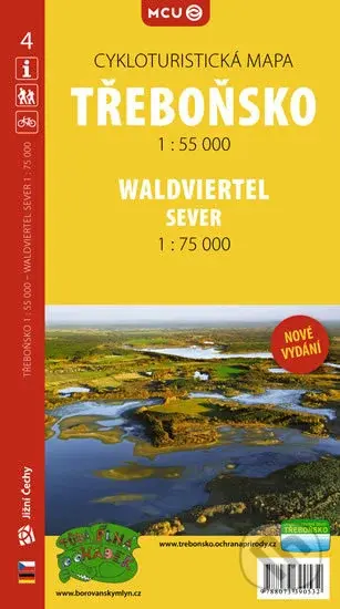 Třeboňsko 1:55 000 (cykloturistická mapa)