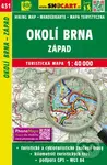 Okolí Brna - západ 1:40 000