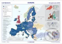 Evropská unie a NATO nástěnná mapa (1 : 5 000 000)