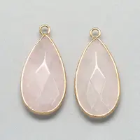 Natural Rose Quartz Pendants