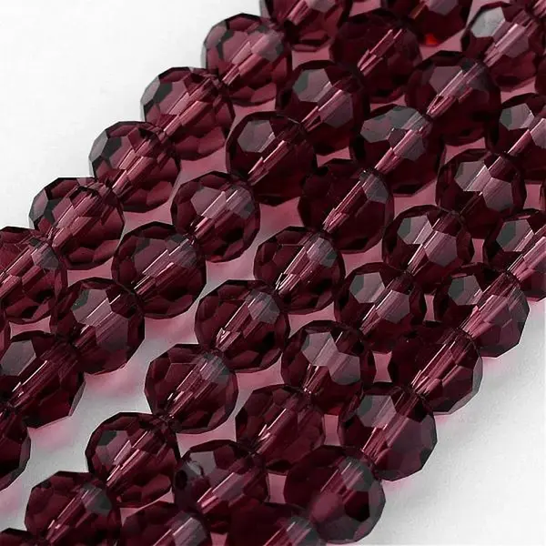 Transparent Glass Bead Strands