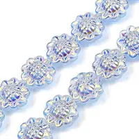 Electroplate Glass Bead Strands