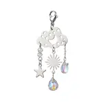 304 Stainless Steel Cloud & Star & Sun Hanging Ornaments