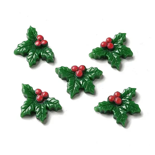 Christmas Opaque Resin Cabochons
