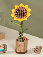 NiXiM Dřevěné 3D puzzle/Slunečnice - puzzle z kategorie 3D puzzle