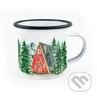 Smaltovaný hrnček Chata