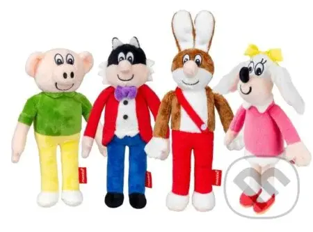 Štvorlístok Plyšáci 4díelna sada