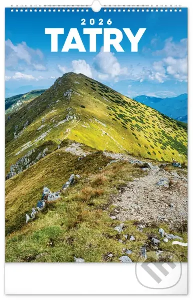 NOTIQUE Nástenný kalendár Tatry 2026 (slovenské menné kalendárium)