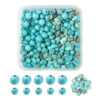 3 Strands 3 Style Synthetic Turquoise Beads