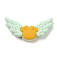 Wing Food Grade Eco-Friendly Silicone Focal Beads