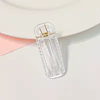 Transparent Plastic Alligator Hair Clips