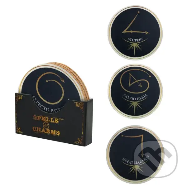 Podtácky Harry Potter - Spells & Charms (4 ks)