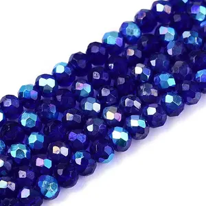 Electroplate Glass Beads Strands
