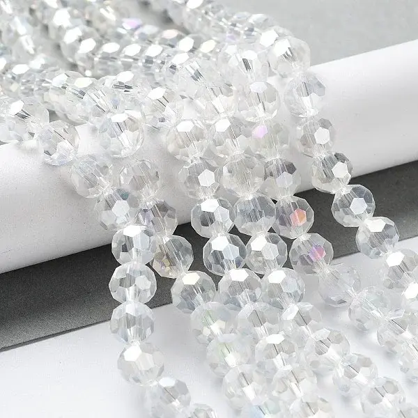 Electroplate Glass Beads Strands