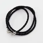 Braided Leather Cords for Necklace Making
