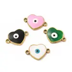 201 Stainless Steel Enamel Connector Charms