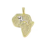 Brass Micro Pave Cubic Zirconia Pendants