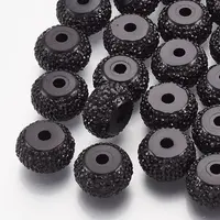 Resin Rhinestone Beads
