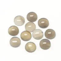 Natural Gray Agate Cabochons