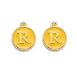 Golden Plated Alloy Enamel Charms