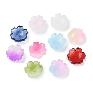 Transparent Spray Paint Glass Beads