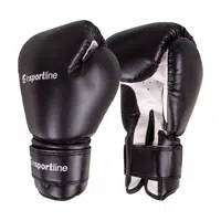 Boxerské rukavice inSPORTline Metrojack černo-bílá 4oz