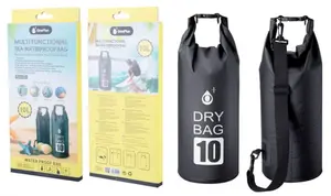 Vodotěsný vak PLUS R4400,10L, Black