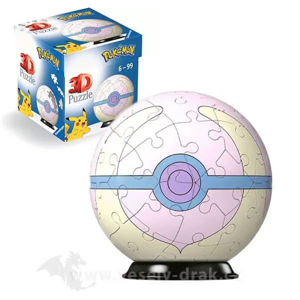 Pokémon 3D Puzzle-Ball - Heal Ball - 55 dílů