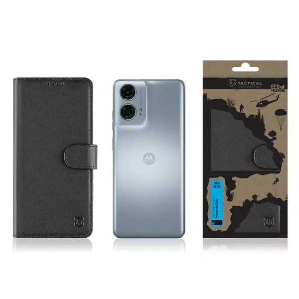 Flipové pouzdro Tactical Field Notes pro Motorola Moto G24 Power, černá