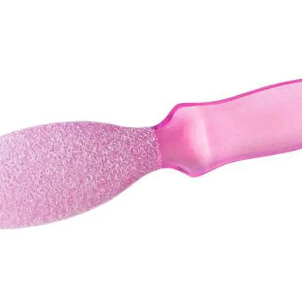 Oboustranný pilník na ztvrdlou kůži Duko TF-21, plast - růžový