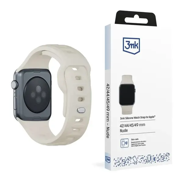 Řemínek 3mk Silicone Watch Strap pro Apple 42/44/45/49 mm, tělová