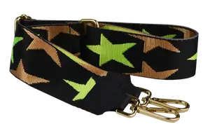 NovaKabelka.cz Látkový přídavný popruh stelle nero oro