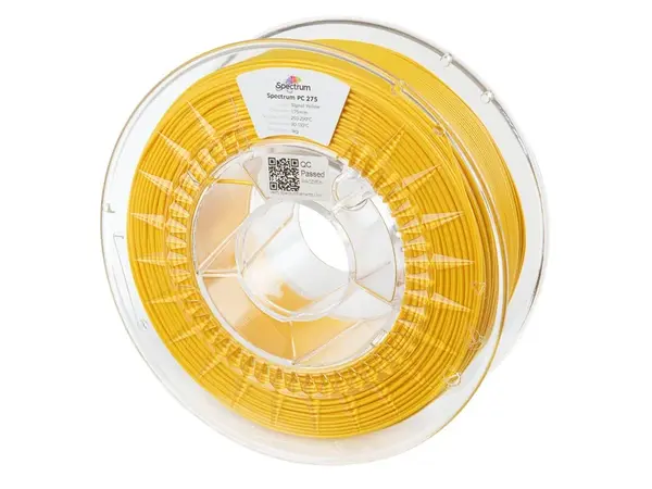 Spectrum 81013 3D filament, PC 275, 1,75mm, 1000g, Žlutý (Signal yellow)