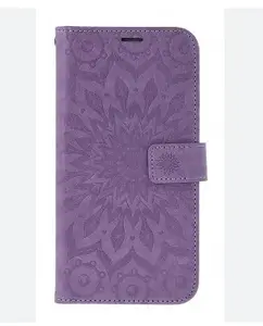 Flipové pouzdro MEZZO Book case pro Xiaomi Redmi Note 14 5G, mandala purple