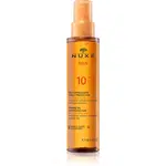 Nuxe Sun Tanning Sun Oil opalovací olej na obličej a tělo SPF 10 150 ml