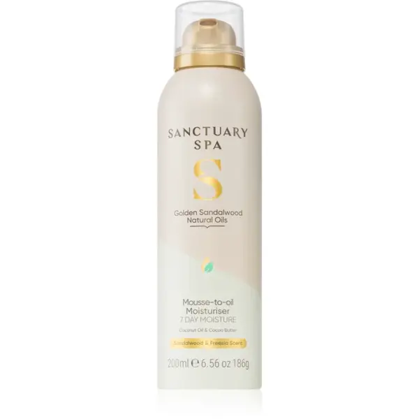 Sanctuary Spa Golden Sandalwood hydratační pěna s vyživujícím účinkem 200 ml