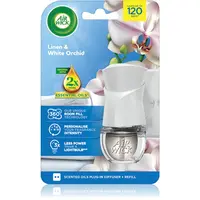 Air Wick Linen & White Orchid elektrický osvěžovač vzduchu s náplní 19 ml