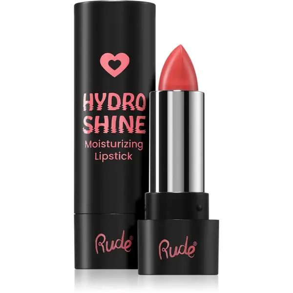 Rude Cosmetics Hydro Shine Moisturizing Lipstick krémová hydratační rtěnka odstín Sweet Rose 3.7 g