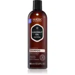 HASK Monoi Coconut Oil pečující šampon pro lesk a hebkost vlasů 355 ml