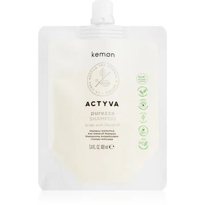 Kemon Actyva Purezza čisticí šampon pro podrážděnou pokožku hlavy 100 ml